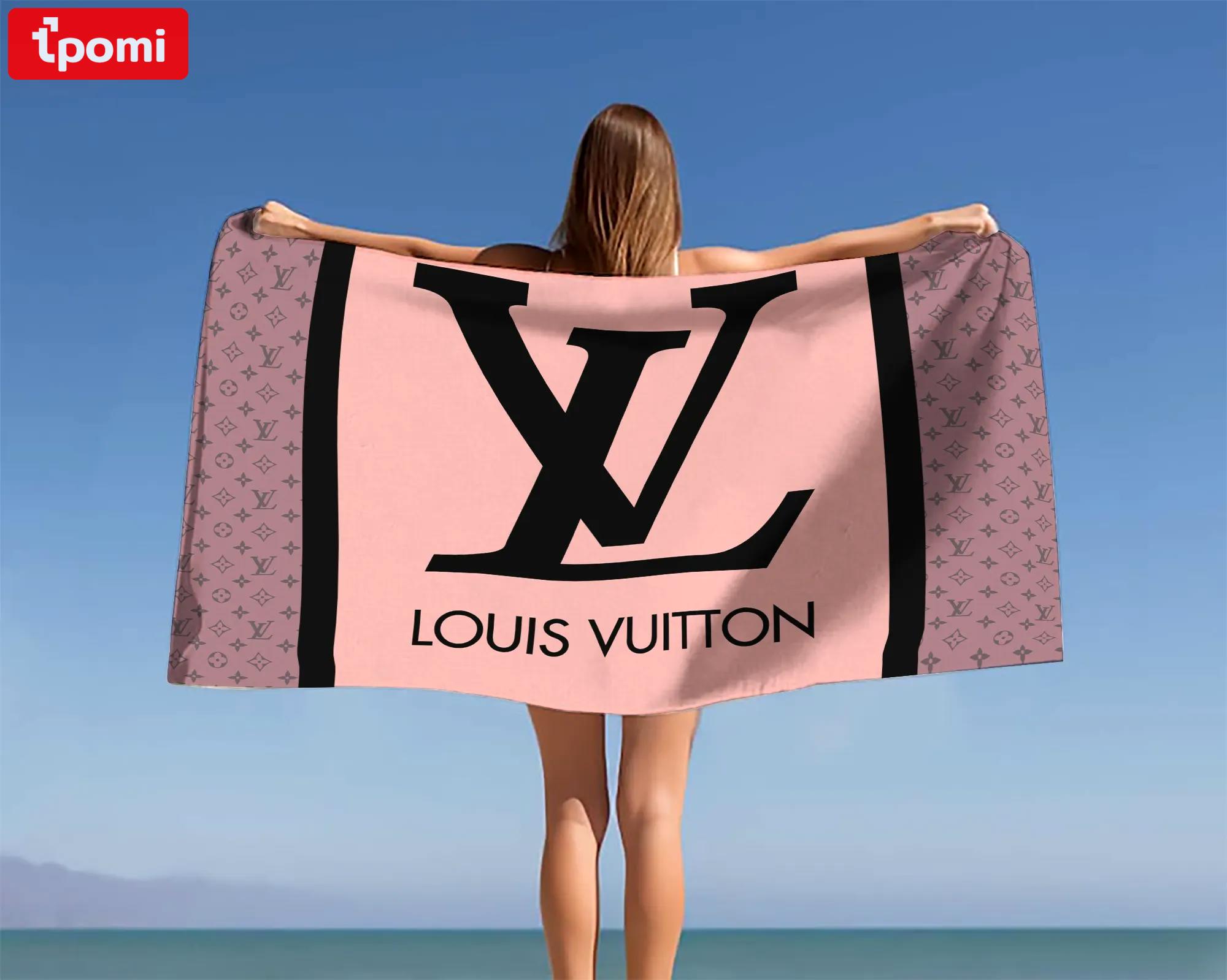 [new] premium louis vuitton beach towel - summer 2025-2026 mrs-ryuj-lv137937