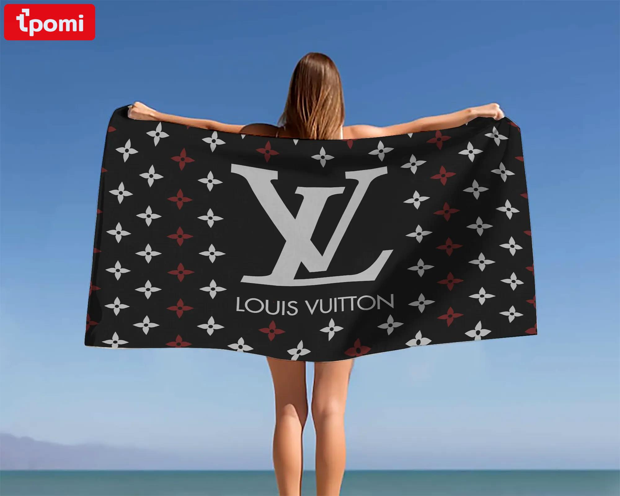 [new] premium louis vuitton beach towel - summer 2025-2026 mrs-ryuj-lv137938