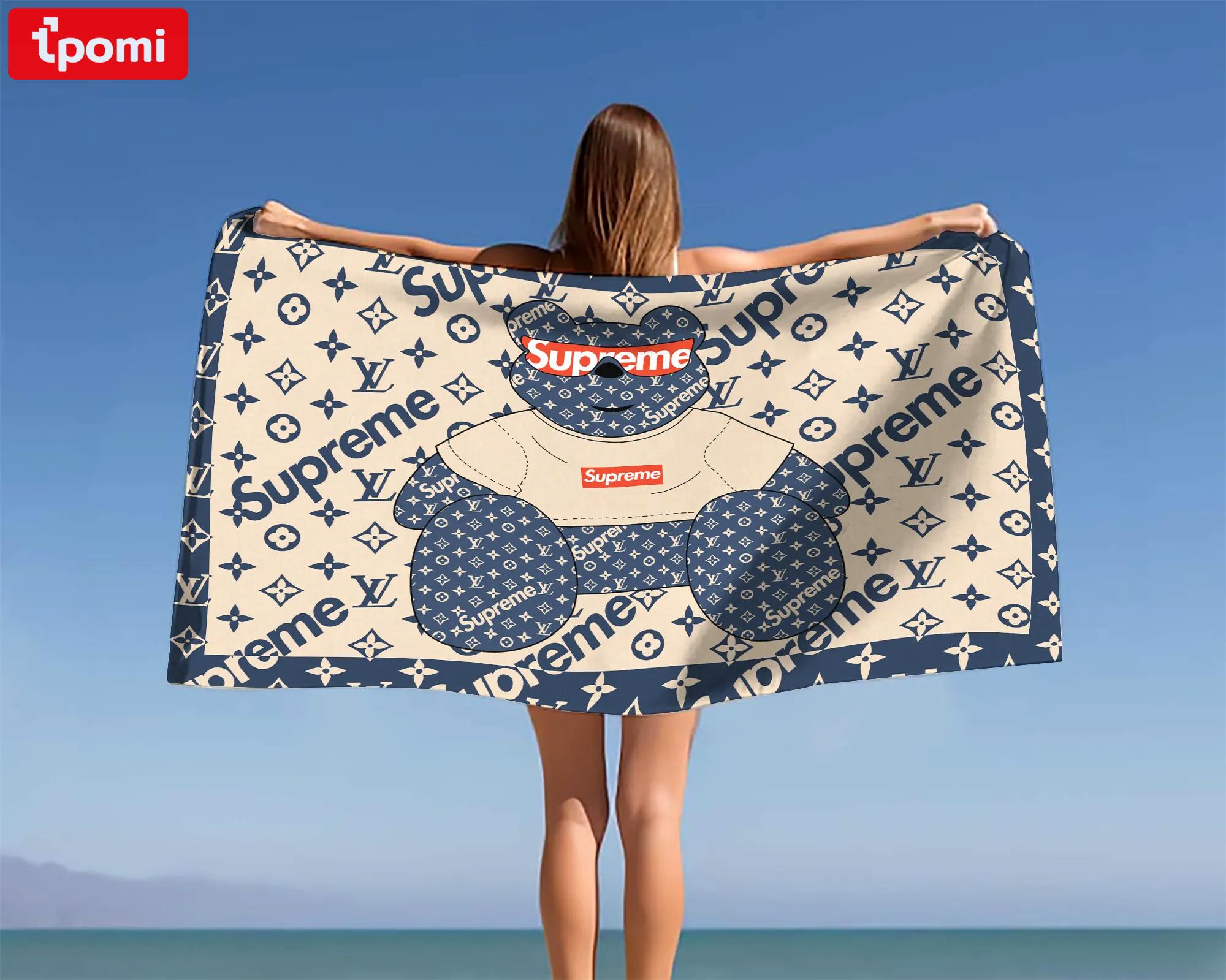 [new] premium louis vuitton beach towel - summer 2025-2026 mrs-ryuj-lv137940