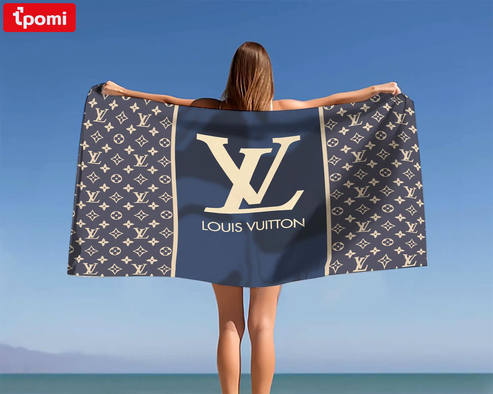 [new] premium louis vuitton beach towel - summer 2025-2026 mrs-ryuj-lv137941