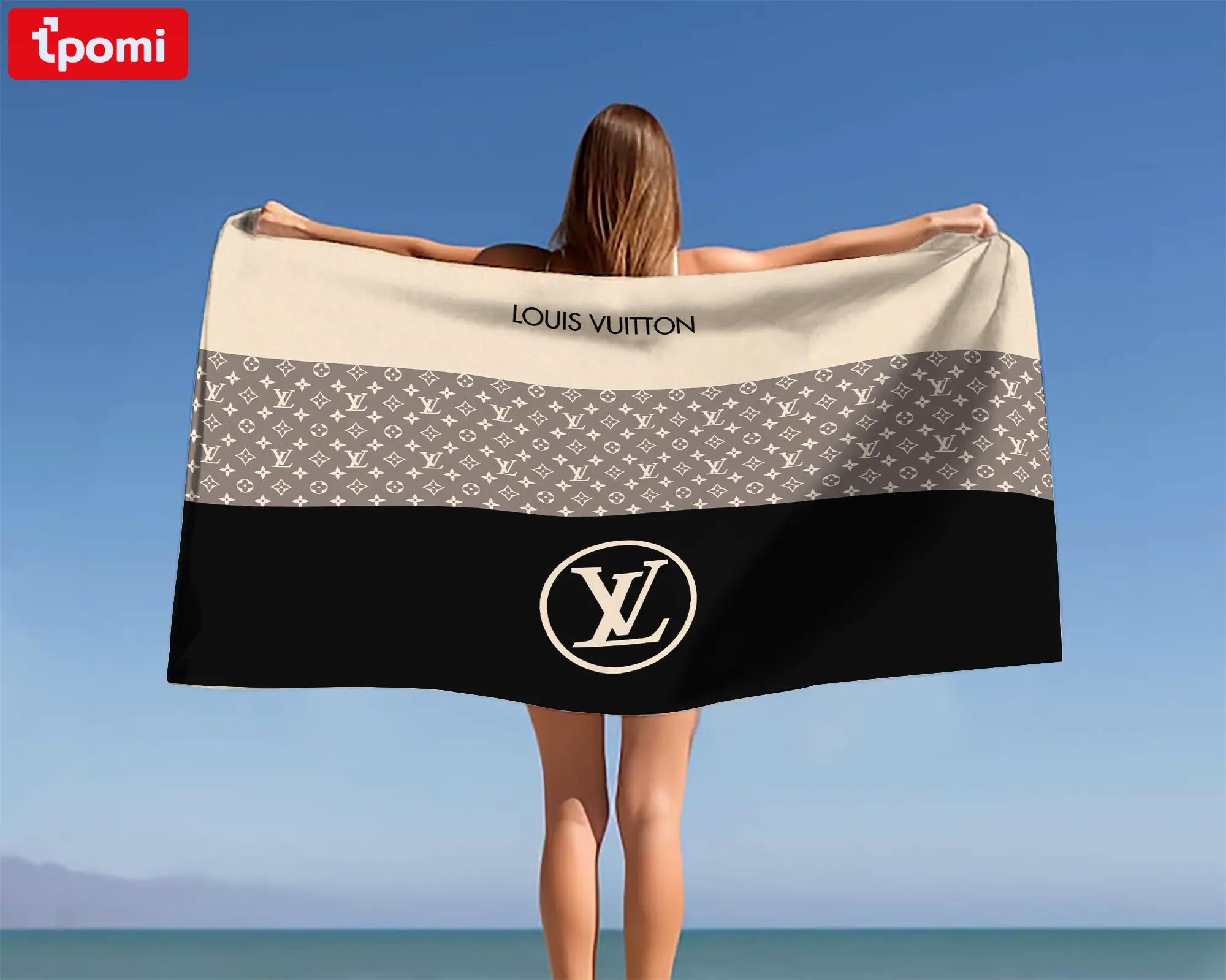 [new] premium louis vuitton beach towel - summer 2025-2026 mrs-ryuj-lv137943