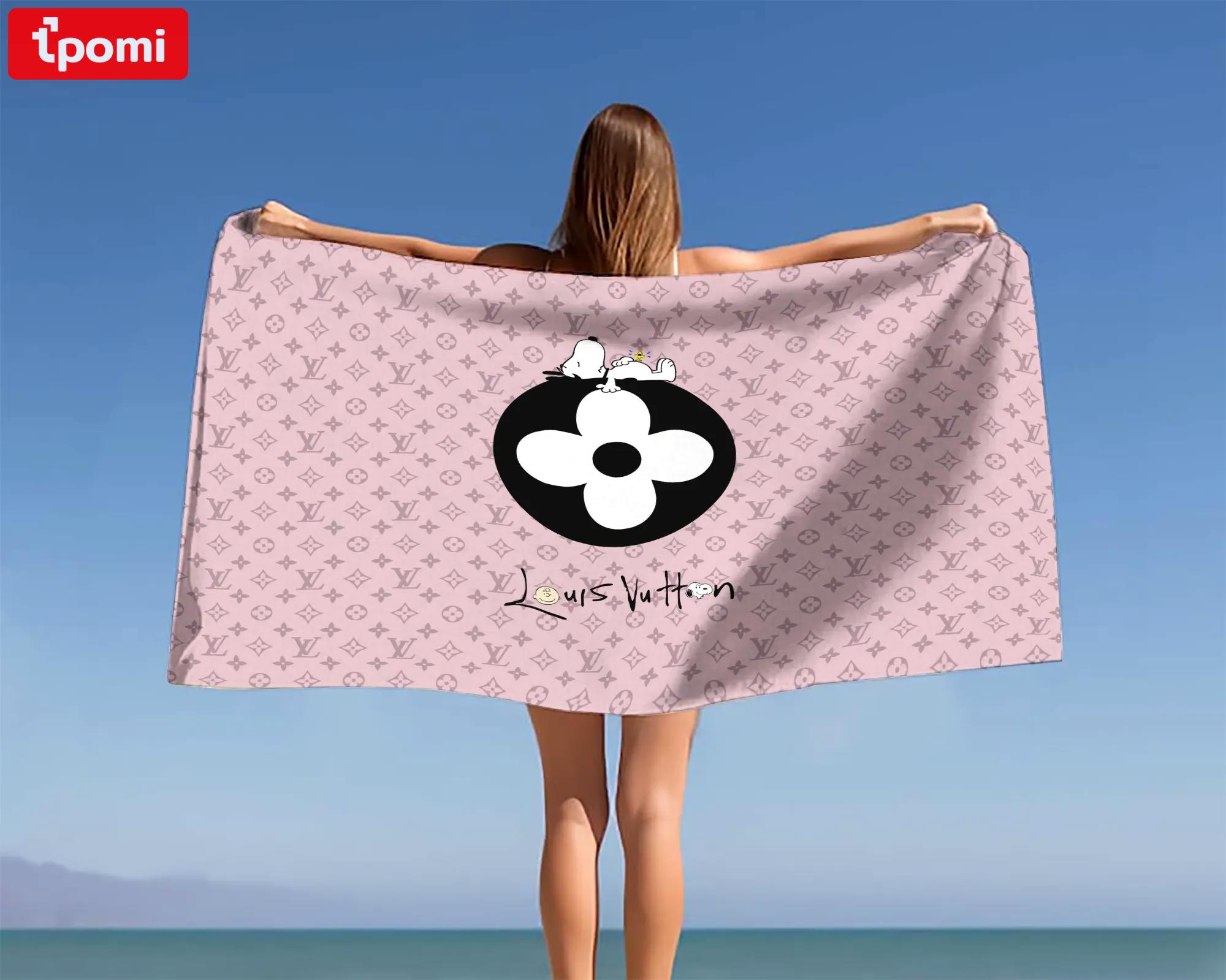 [new] premium louis vuitton beach towel - summer 2025-2026 mrs-ryuj-lv137944