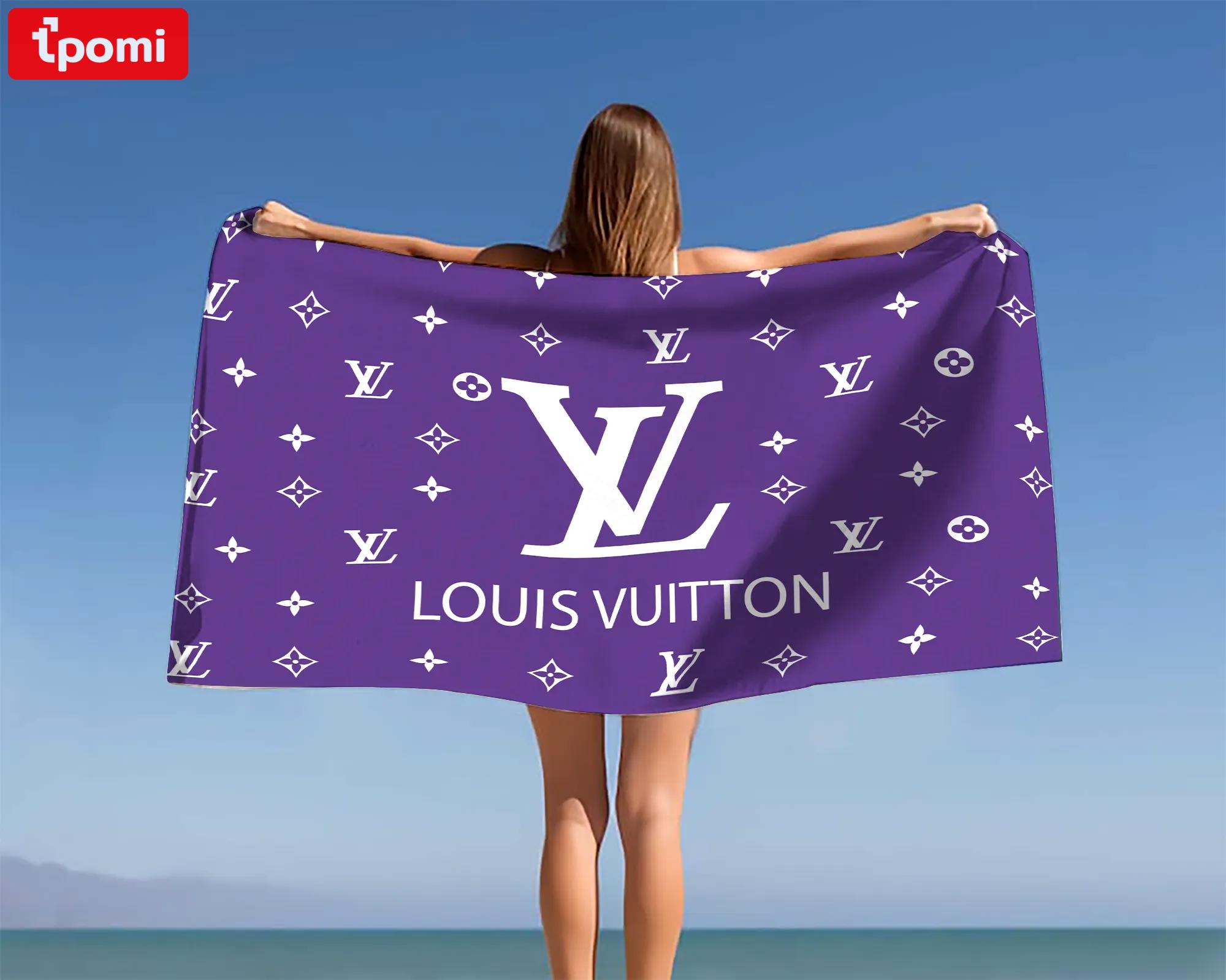 [new] premium louis vuitton beach towel - summer 2025-2026 mrs-ryuj-lv137947