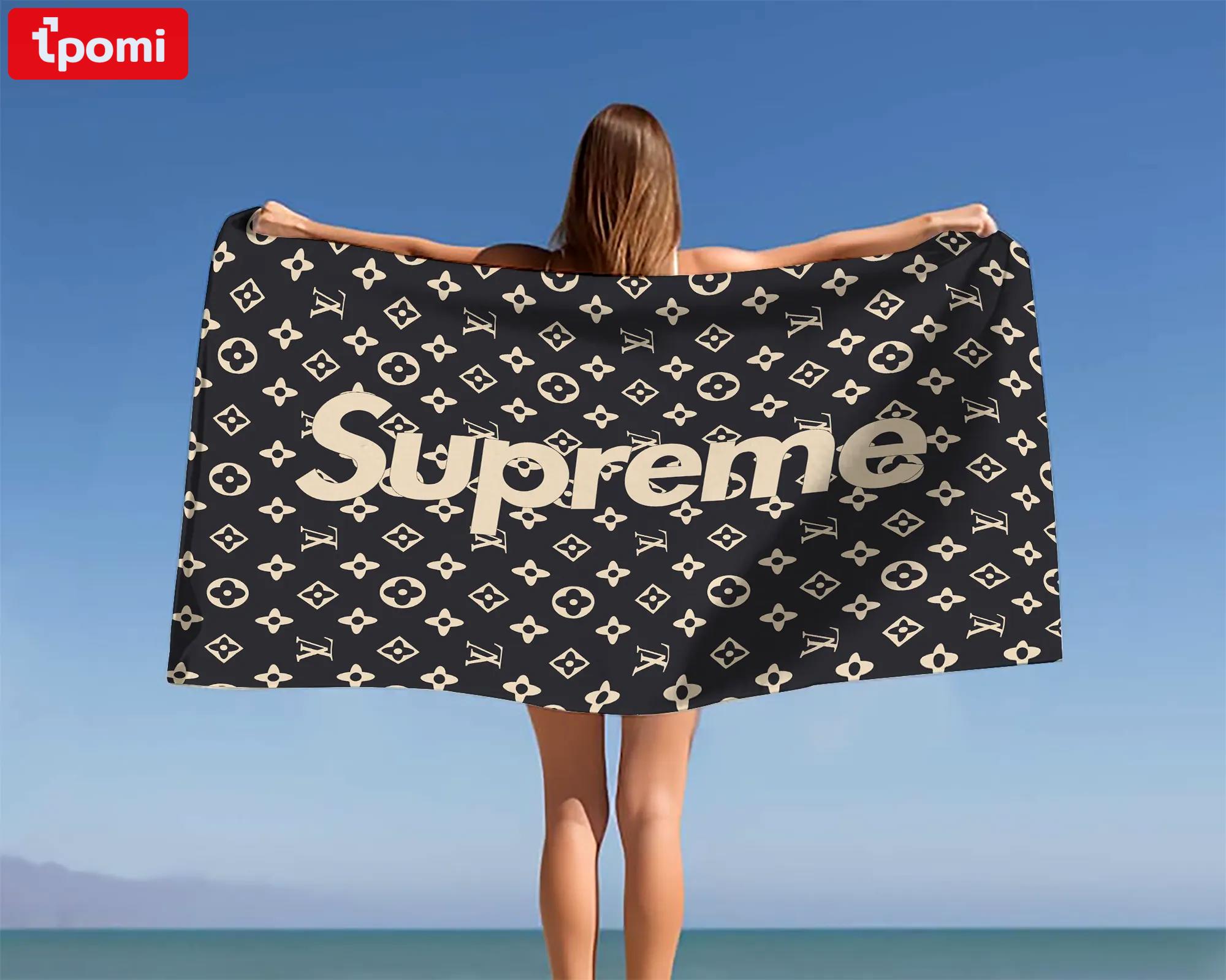 [new] premium louis vuitton beach towel - summer 2025-2026 mrs-ryuj-lv137948