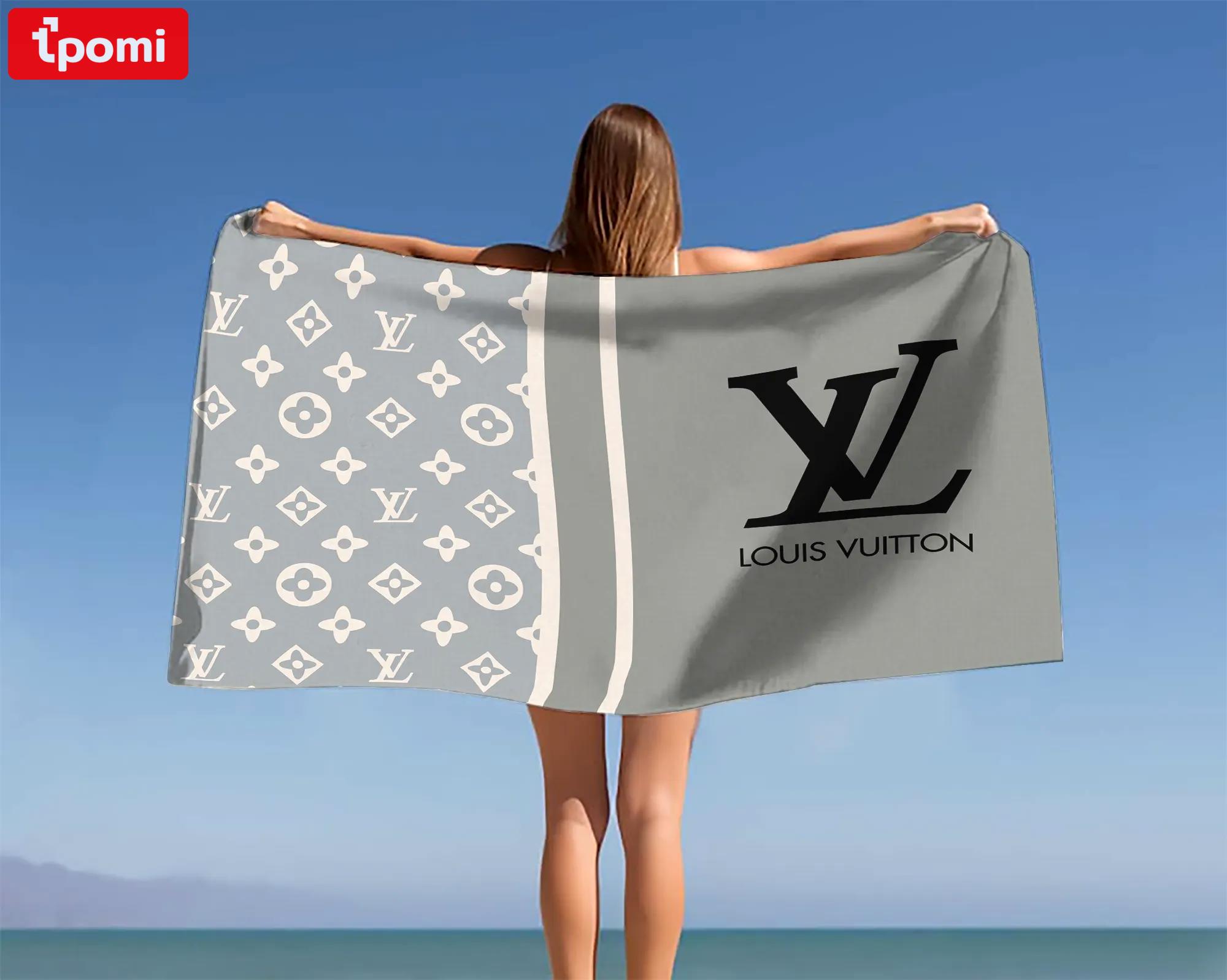 [new] premium louis vuitton beach towel - summer 2025-2026 mrs-ryuj-lv137949