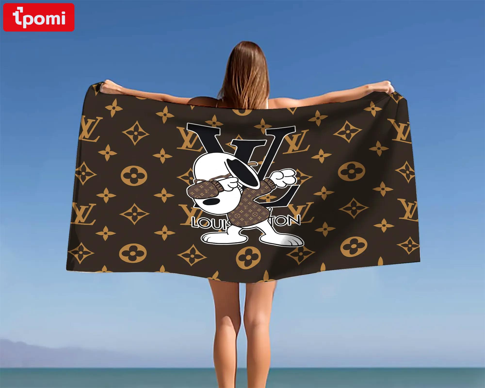 [new] premium louis vuitton beach towel - summer 2025-2026 mrs-ryuj-lv137950