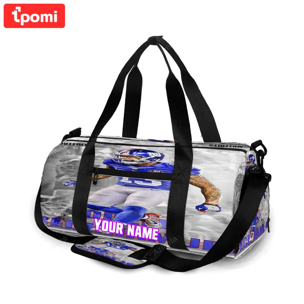 New york giants odell beckham jr1 personalized name travel bag gym bag 177 Travel Bag