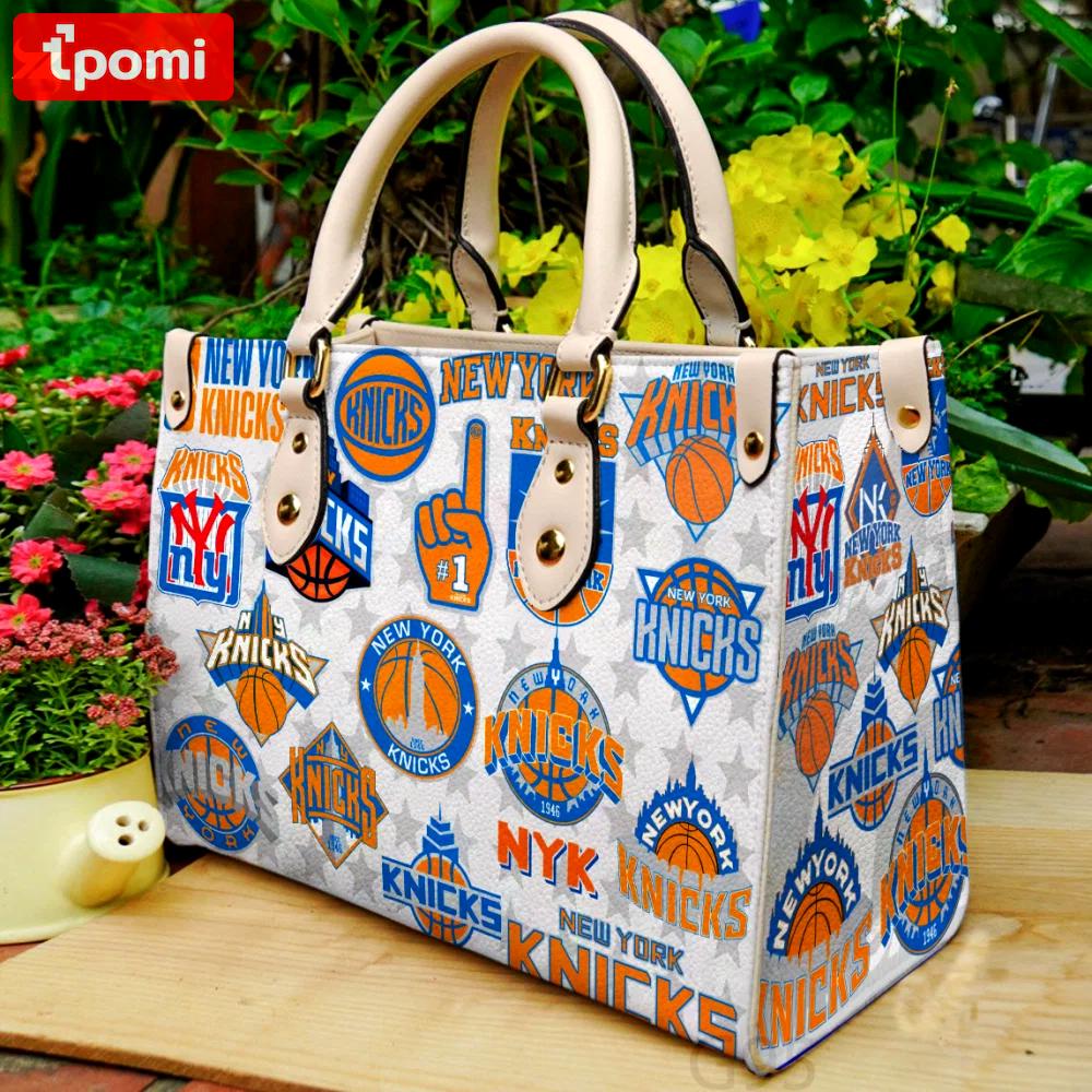 New york knicks leather bag for women gift 1666 Women Leather Hand Bag