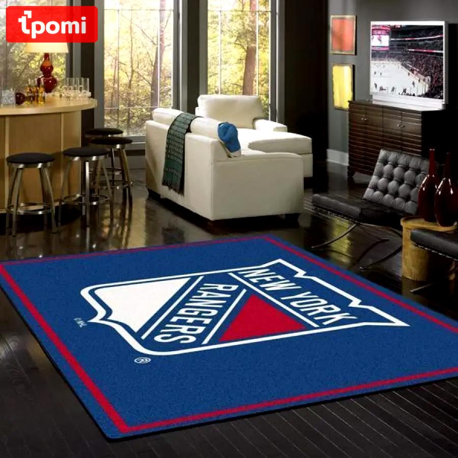 New york rangers nhl team spirit area rug for home decoration rcdd81f31394 Rectangle Rug