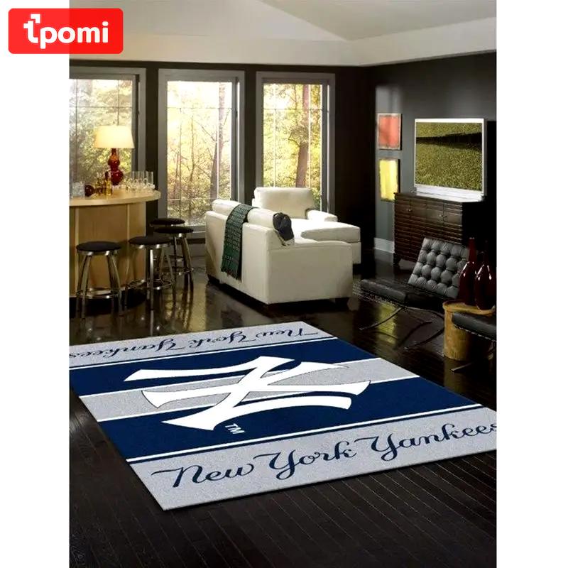 New york yankees mlb baseball area rug baseball rug regtangle carpet floor decor home decor 20 Rectangle Rug