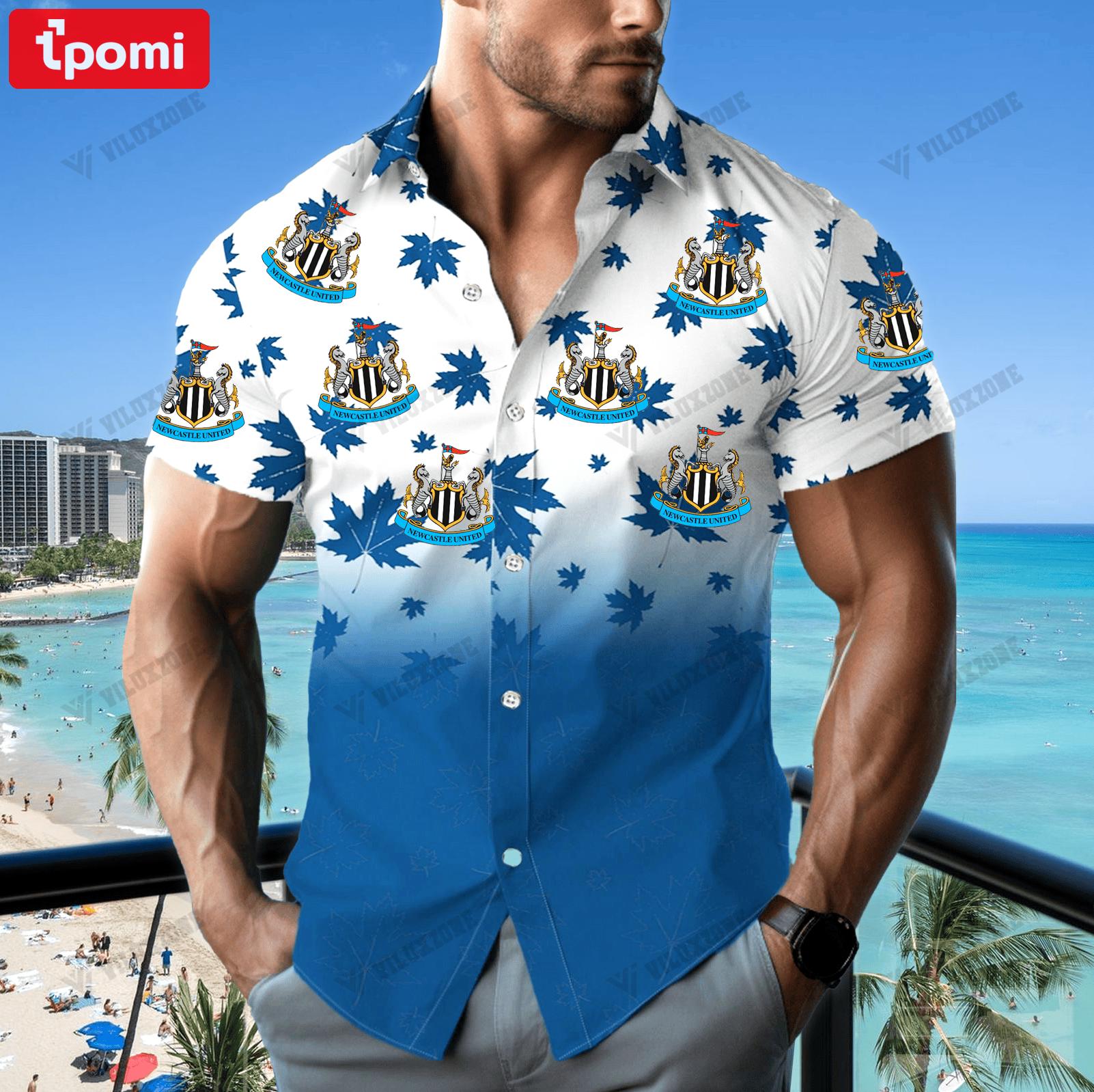 Newcastle united football club hawaiian shirt 9 Hawaii Shirt Shorts & Flip Flops
