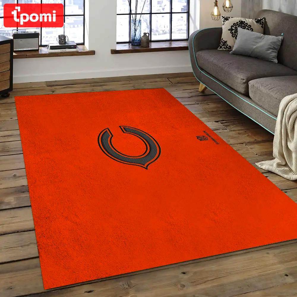 Nfl chicago bears football team logo rectangle area rug cgb09 Rectangle Rug