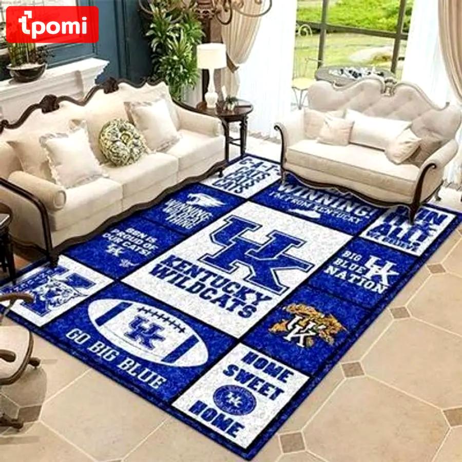 Nfl kentucky wildcats rug living room living room rug Rectangle Rug