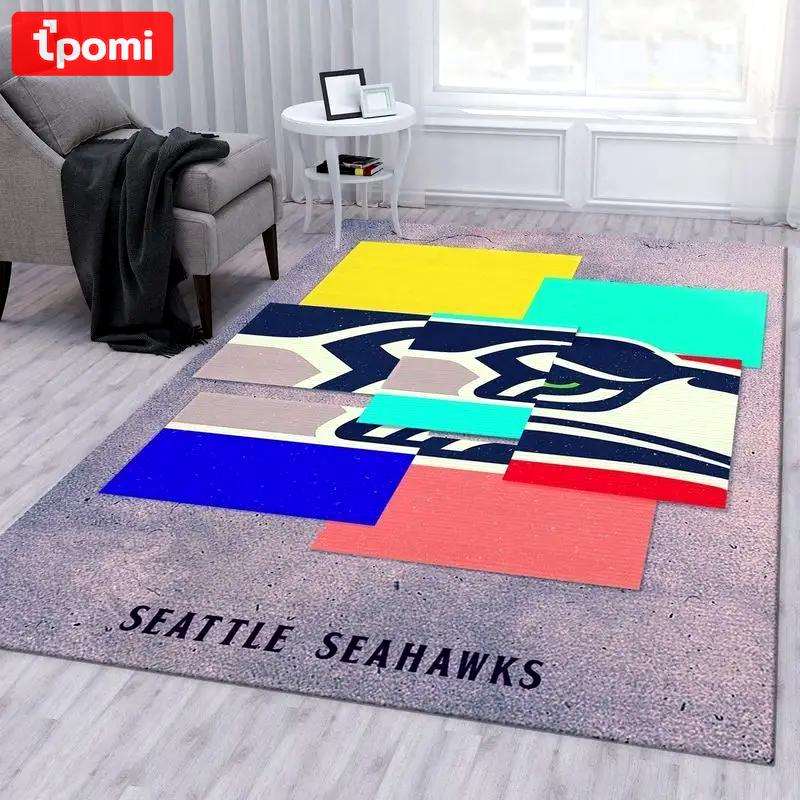 Nfl seattle seahawks football sport rug living room home decor area rug 28 Rectangle Rug