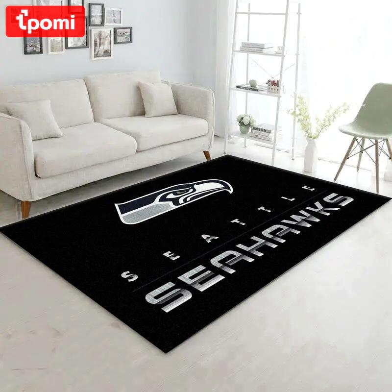 Nfl seattle seahawks football sport rug living room home decor area rug 5 Rectangle Rug