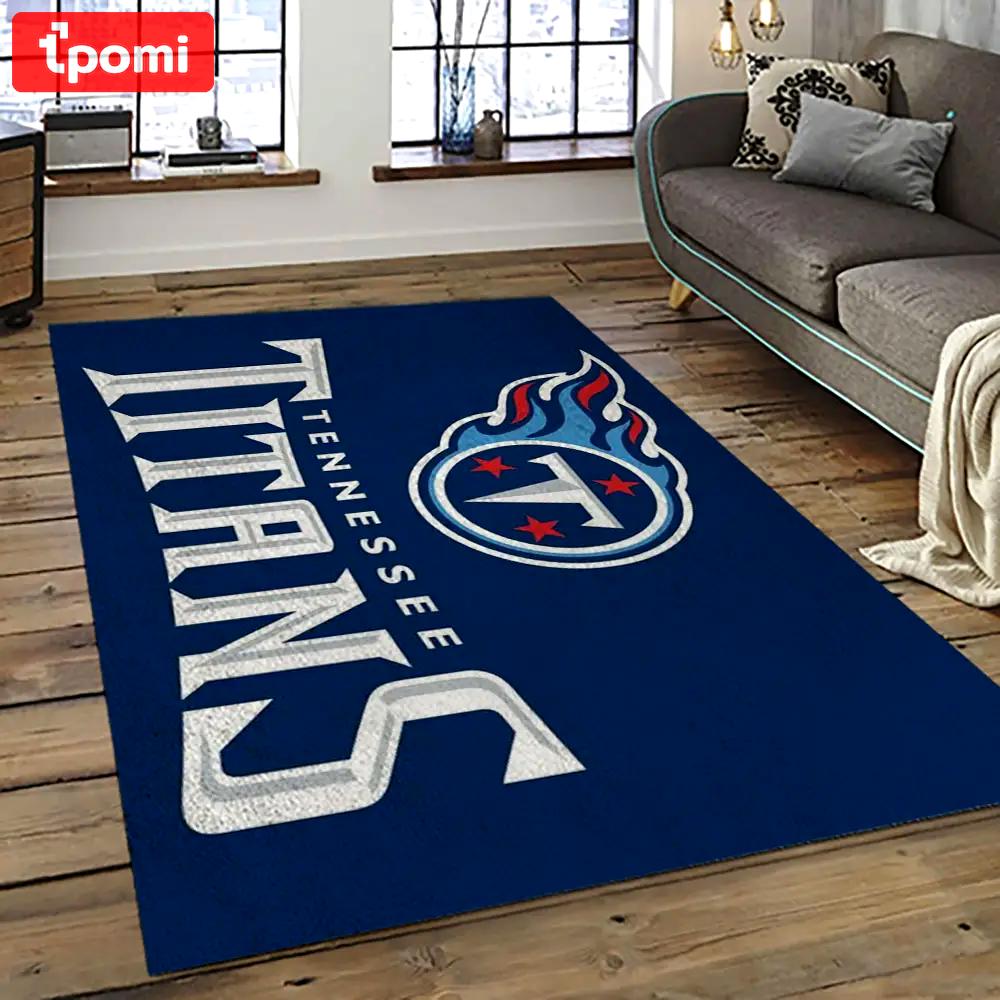 Nfl tennessee titans football team logo sport carpet area rug home decor best gift for friends tt56 Rectangle Rug