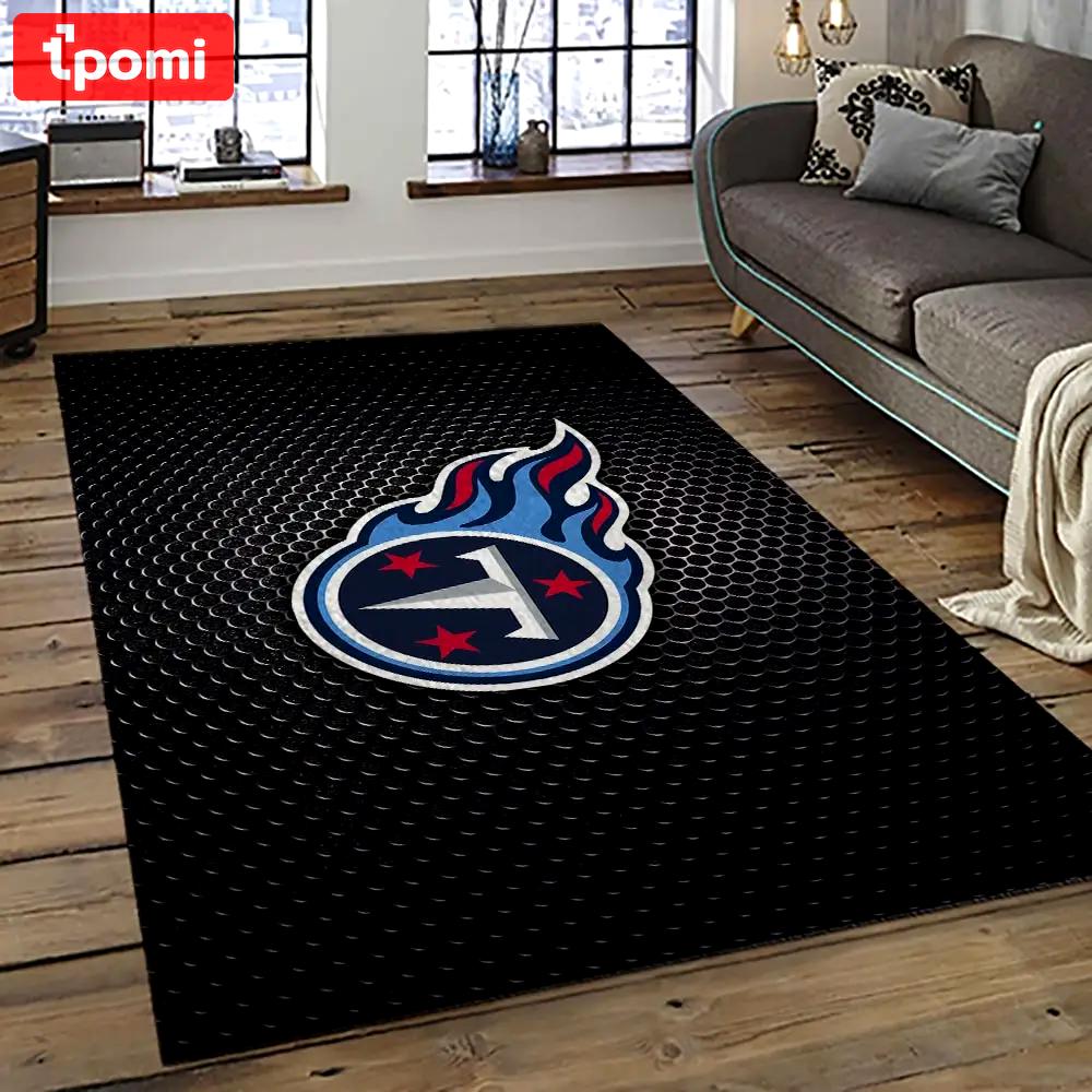 Nfl tennessee titans football team logo sport carpet area rug home decor best gift for friends tt78 Rectangle Rug