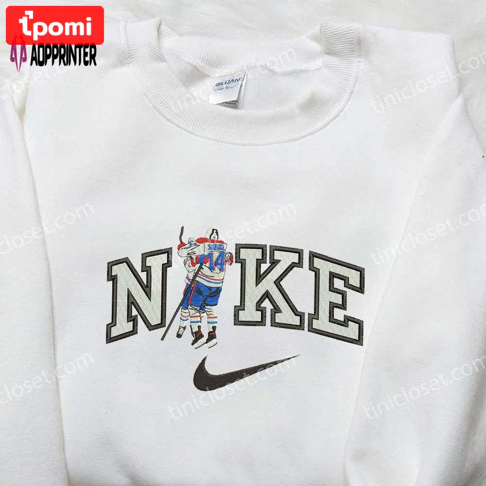 Nick suzuki x nike embroidered sweatshirt montreal canadiens nhl sport shirt nike inspired Embroidered Shirt