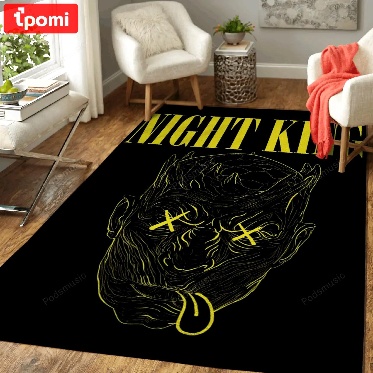 Nightking music art for fans area rug living room carpet rug regtangle carpet floor decor home decor Rectangle Rug