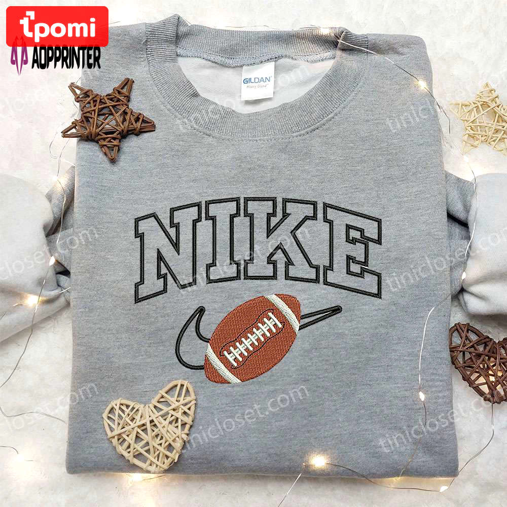 Nike american football embroidered sweatshirt – nfl sport shirt nike inspired Embroidered Shirt
