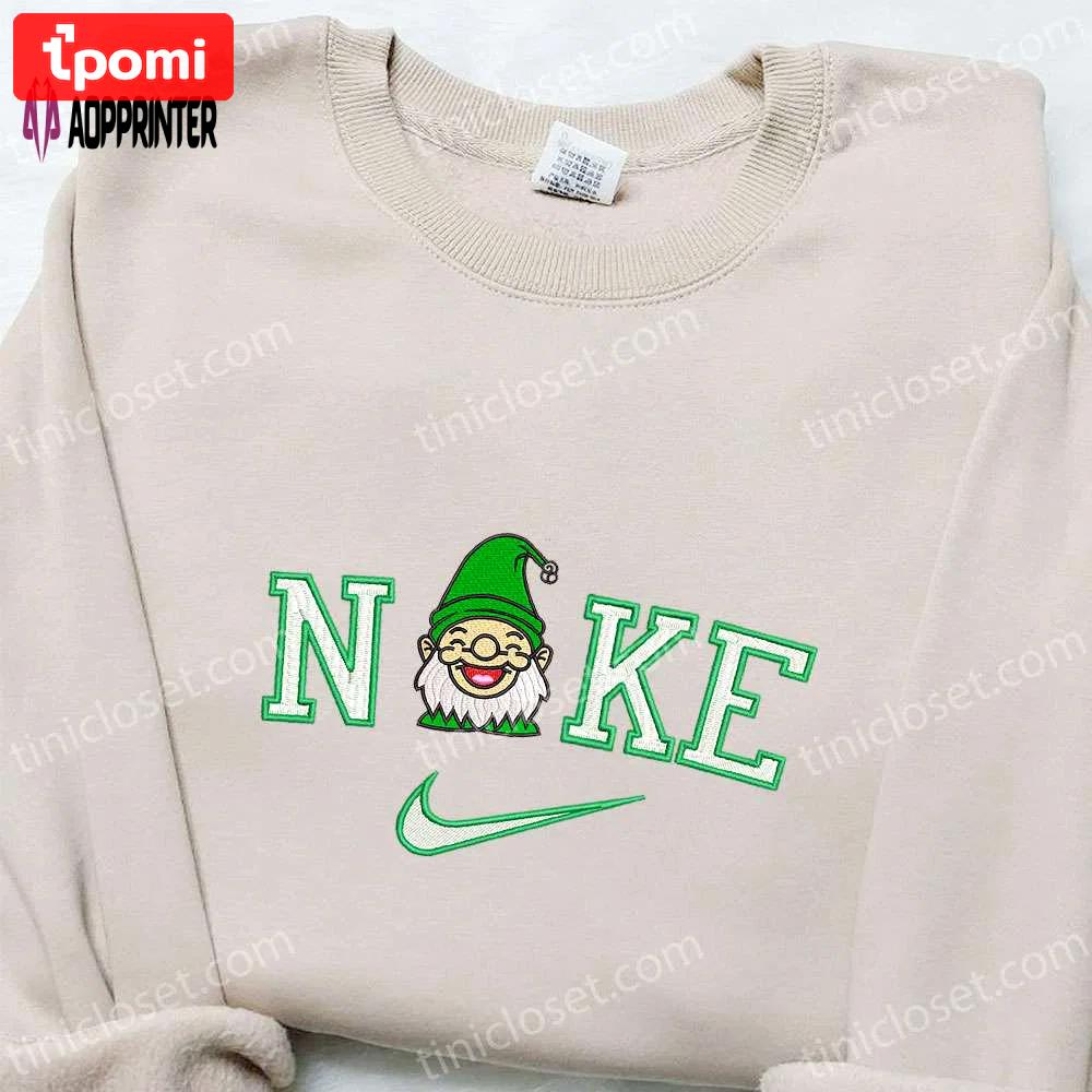 Nike christmas x gnome laughing sweatshirt: movie embroidered shirt – best gift ideas Embroidered Shirt