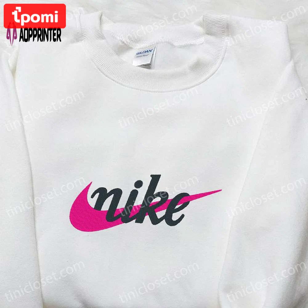 Nike embroidered tshirt: best family gift inspired nike shirt Embroidered Shirt