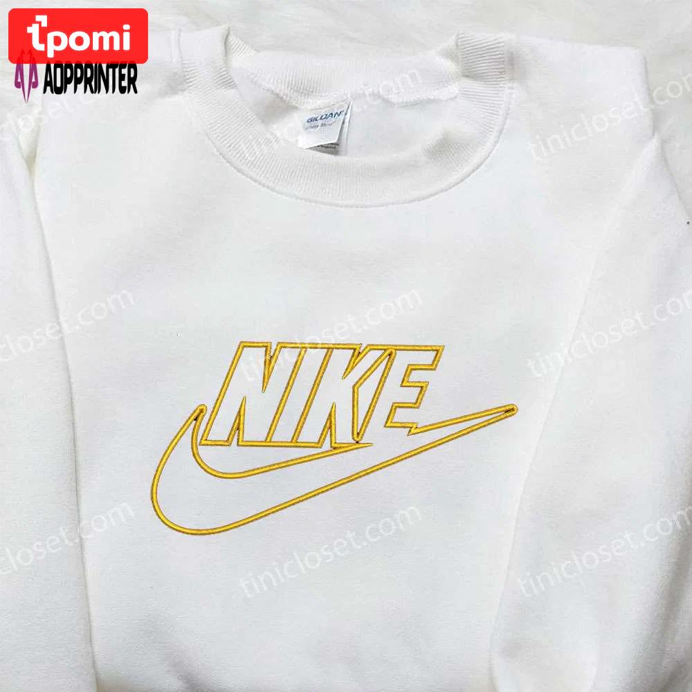 Nike swoosh embroidered sweatshirt & shirt: best birthday gift ideas Embroidered Shirt
