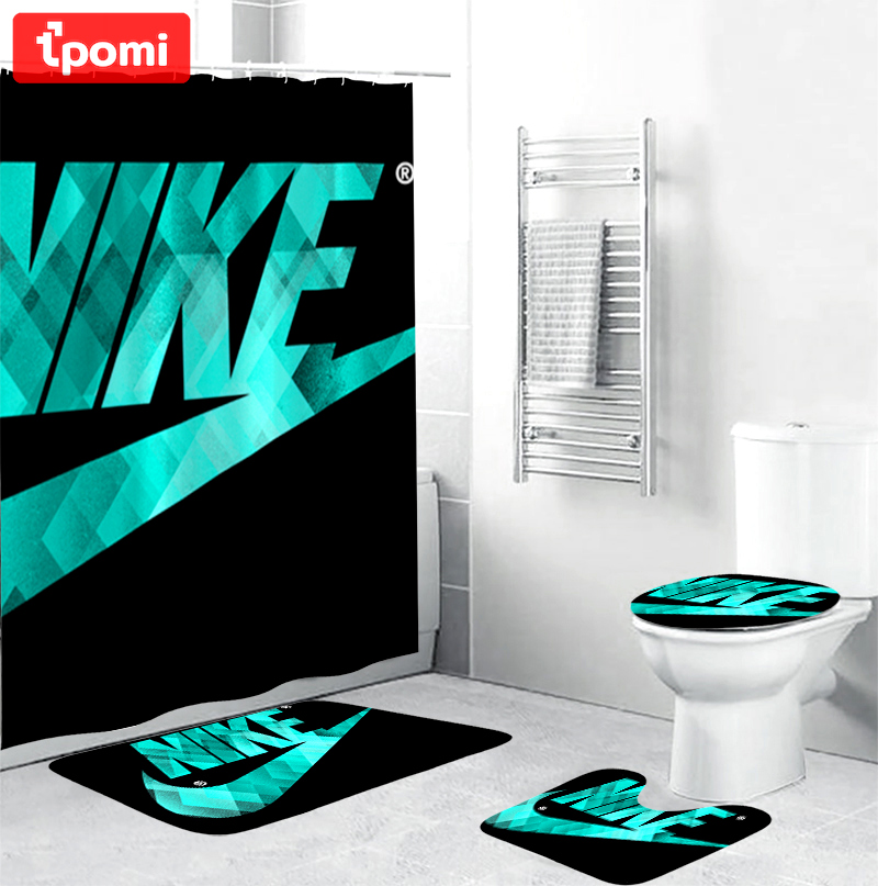 Nike turquoise fashion luxury brand premium bathroom set home decor Bathroom Set