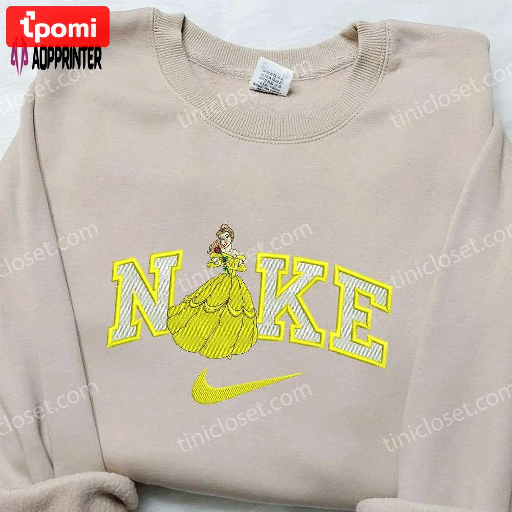 Nike x belle embroidered shirt: beauty and the beast inspired beauty Embroidered Shirt