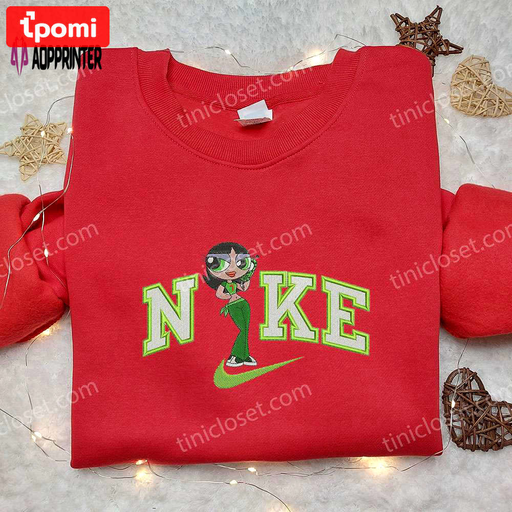 Nike x buttercup embroidered sweatshirt: powerpuff girls & inspired shirt Embroidered Shirt