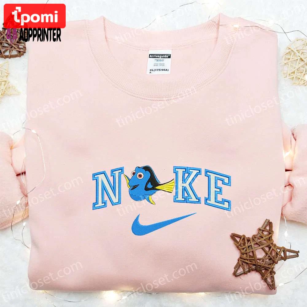 Nike x dory embroidered shirt: finding dory disney inspired apparel Embroidered Shirt