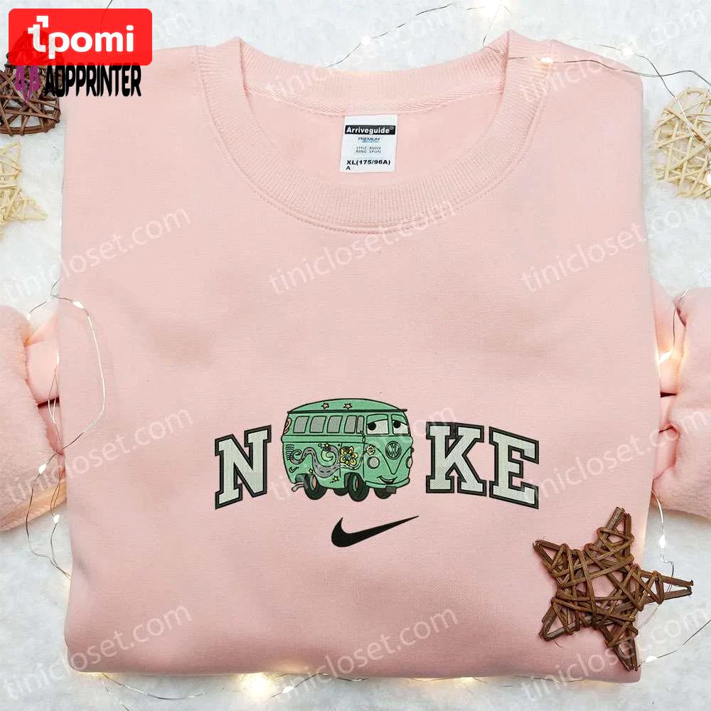 Nike x fillmore cars embroidered sweatshirt disney pixar hoodie & custom t-shirt Embroidered Shirt