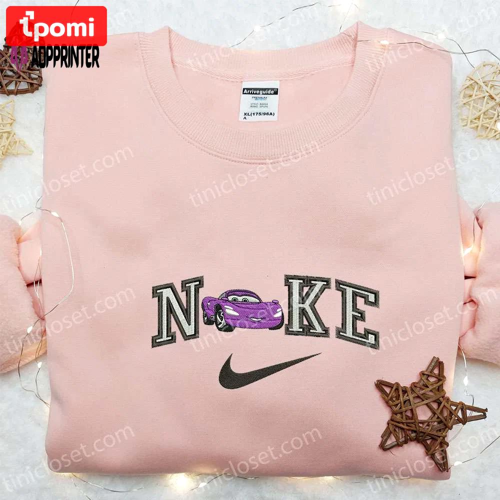 Nike x holley shiftwell car pixar embroidered sweatshirt – disney shirt & inspired t-shirt Embroidered Shirt