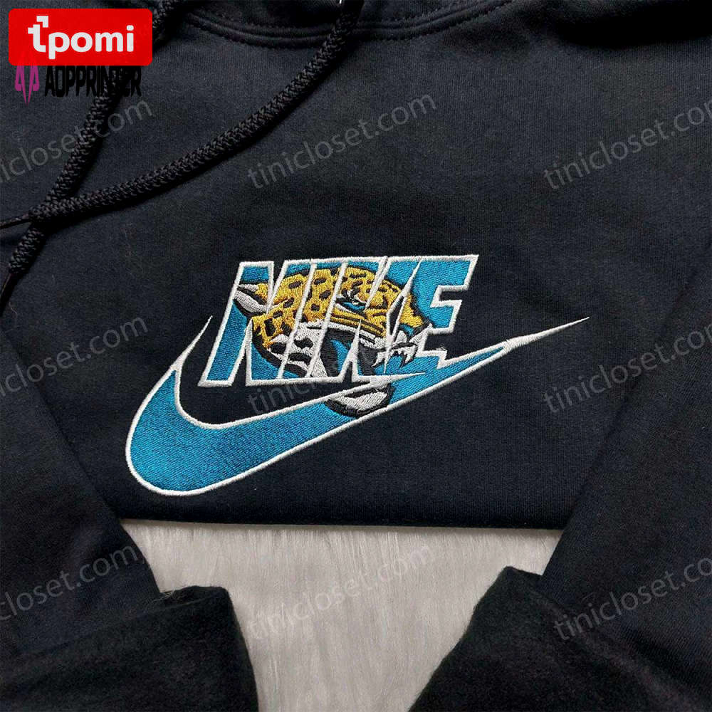 Nike x jacksonville jaguars embroidered shirt nfl fan clothing Embroidered Shirt