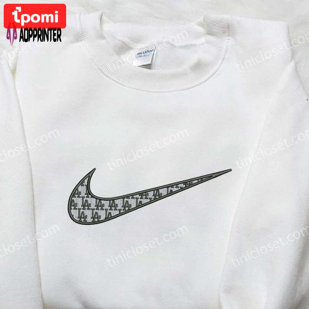 Nike x la embroidered shirt: customized and stylish gift for family Embroidered Shirt