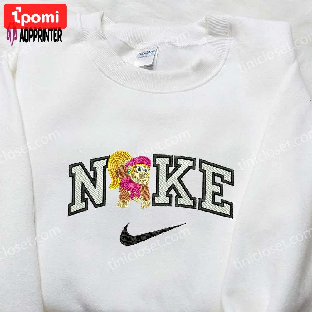Nike x lady kong embroidered shirt: movie-inspired nike fashion for women Embroidered Shirt