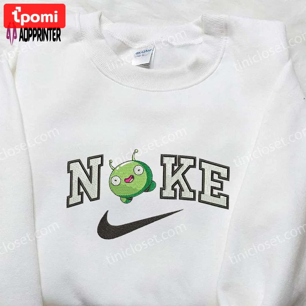 Nike x mooncake final space embroidered shirt – cute nike inspired tee Embroidered Shirt