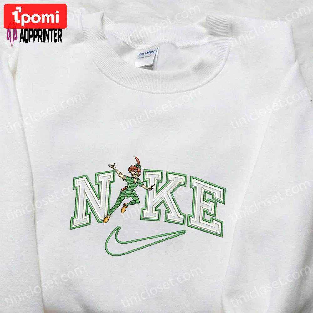 Nike x peter pan embroidered shirt: disney characters inspired t-shirt Embroidered Shirt