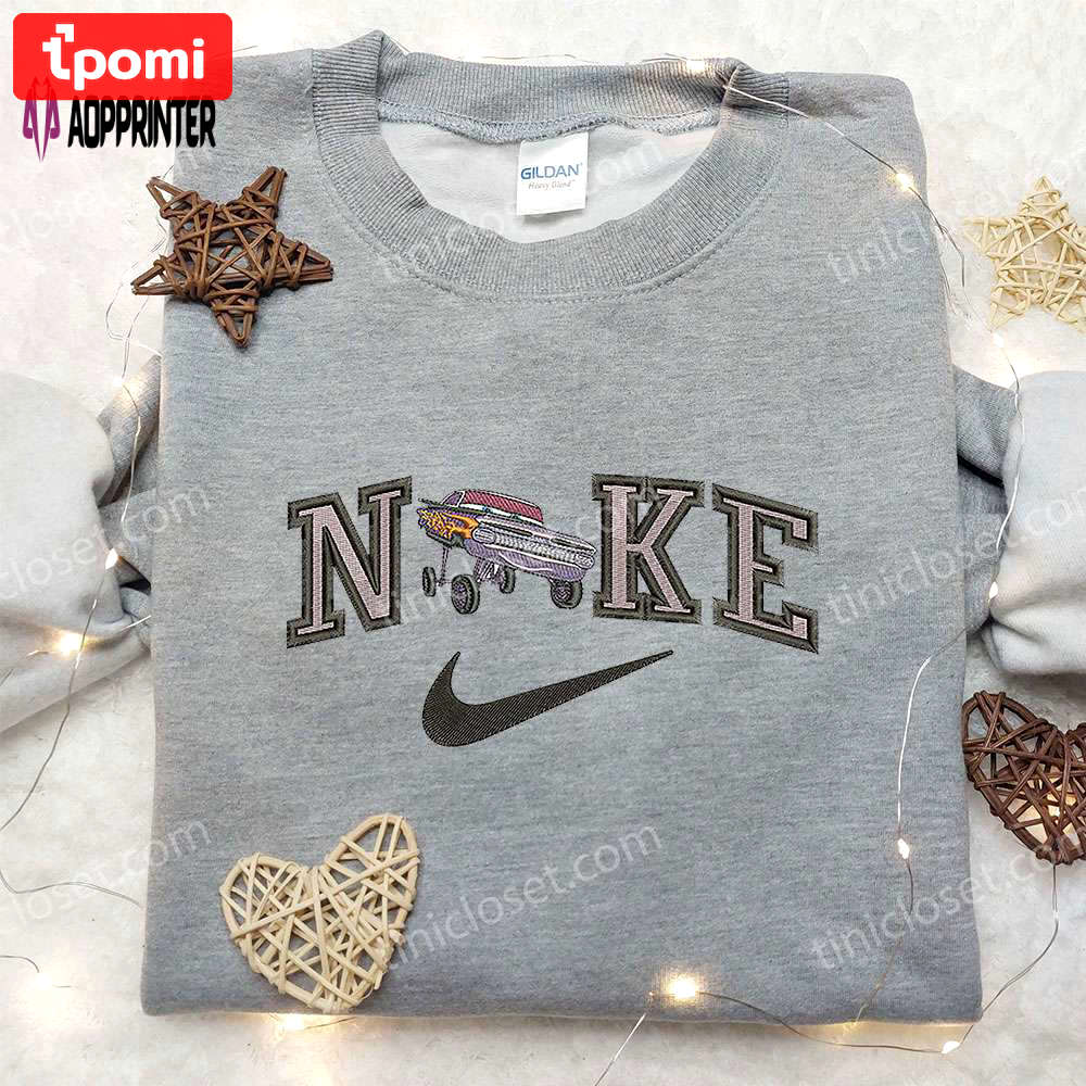 Nike x ramone & pixar cars embroidered sweatshirt & shirt – unique nike inspired designs Embroidered Shirt