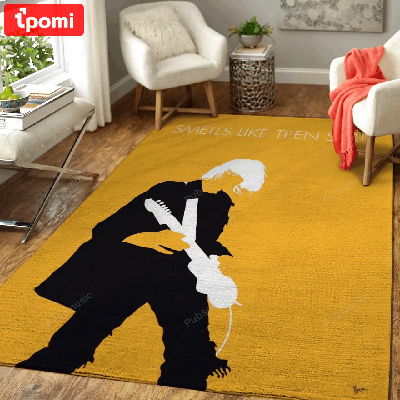 No004 my nirvana minimal music artwork minimal music artworks art for fans area rug living room carpet rug regtangle carpet floor decor home decor Rectangle Rug