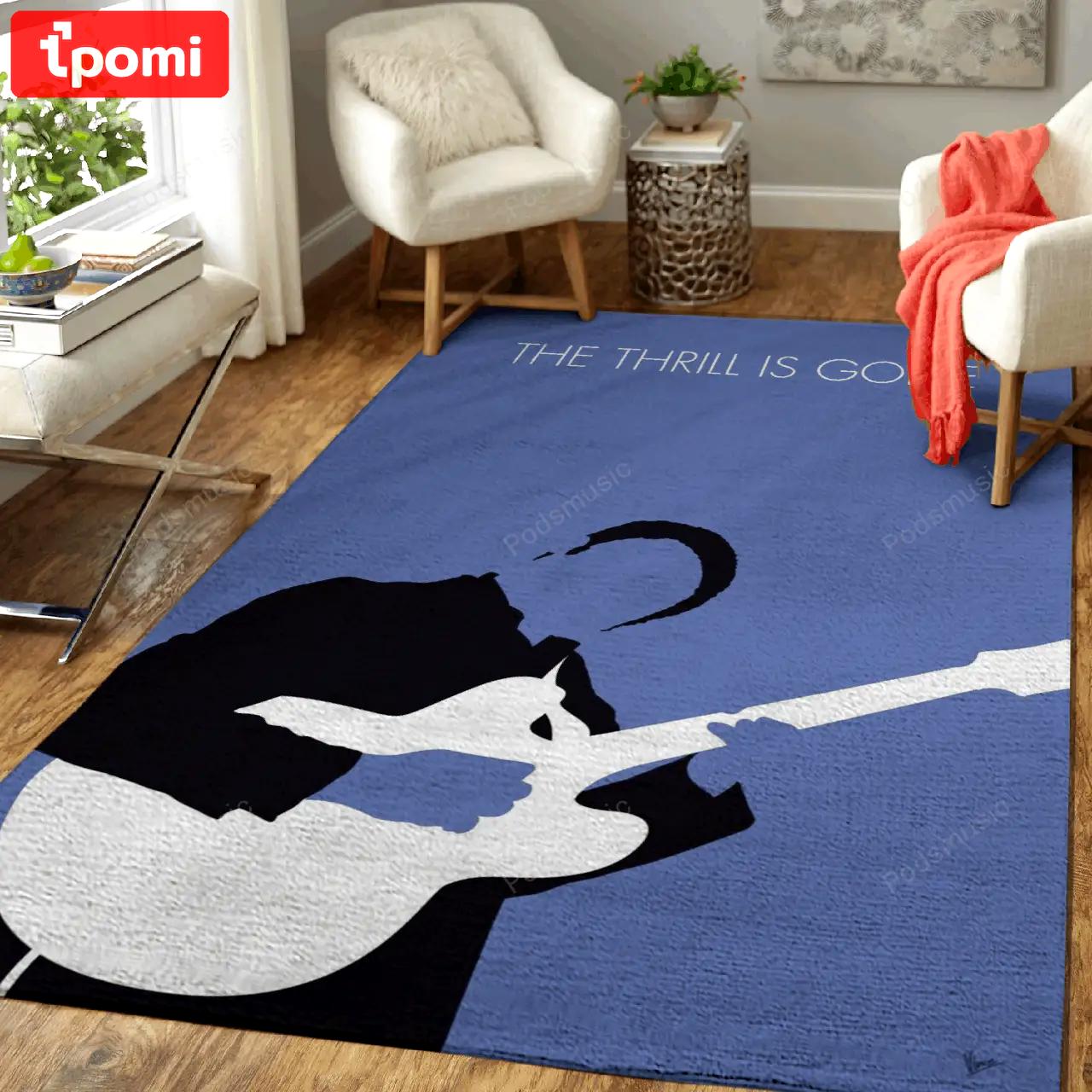 No048 my bb king minimal music artwork bb king the th minimal music artworks art for fans area rug living room carpet Rectangle Rug