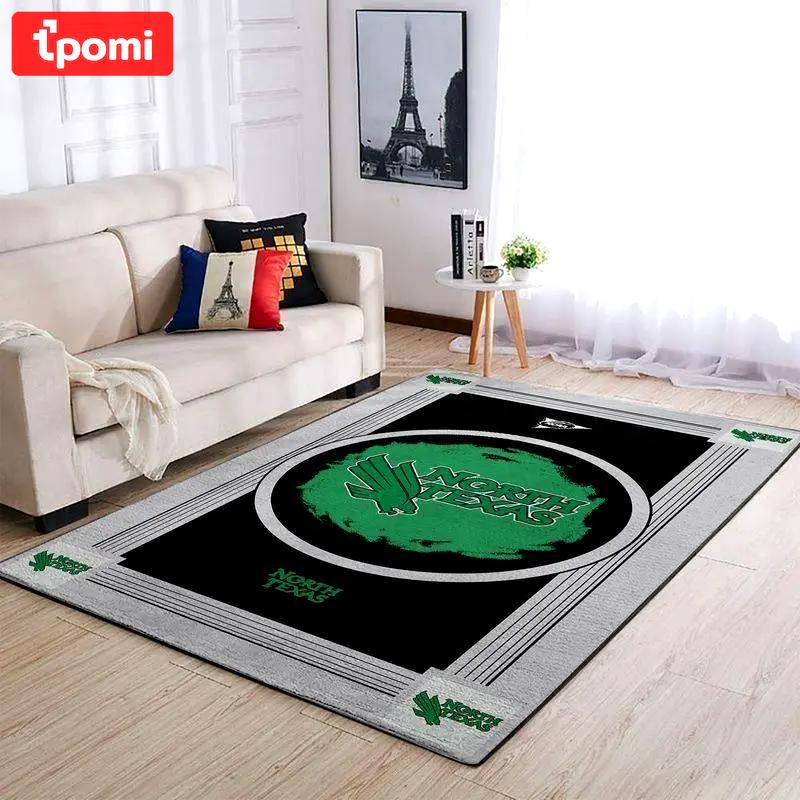 North texas mean green ncaa home decor carpet rug living room 2003272 2 Rectangle Rug