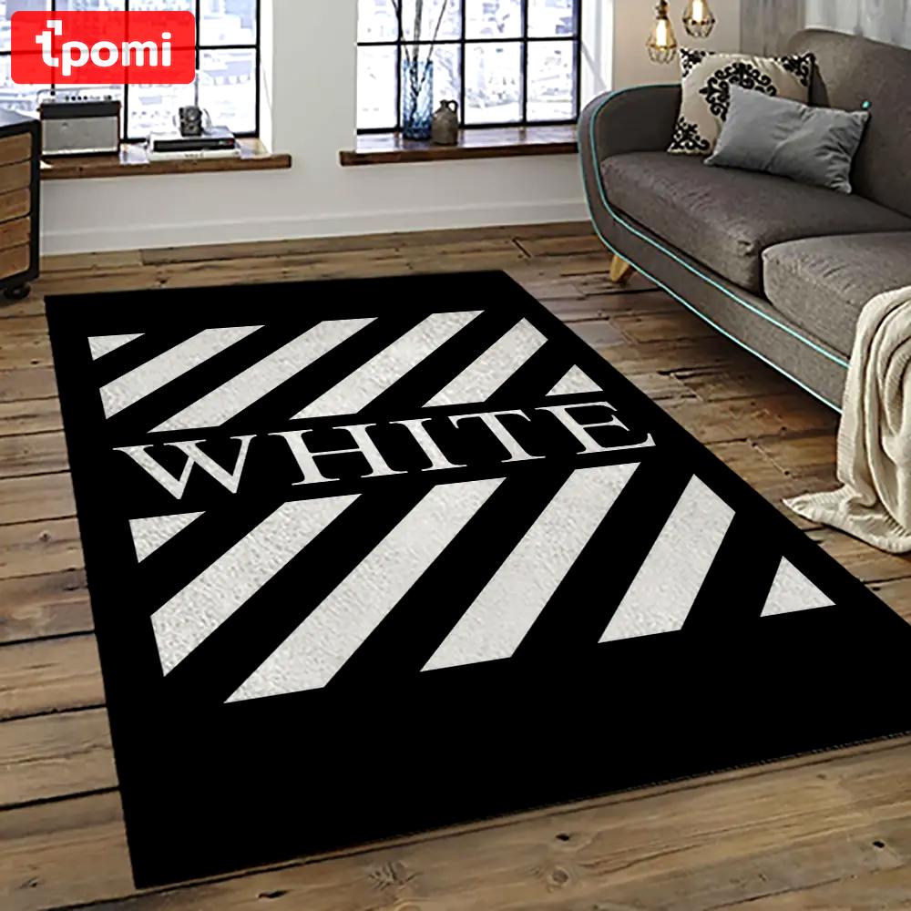 Off white fashion carpet rectangle area rug for living room bedroom decor owt26 Rectangle Rug