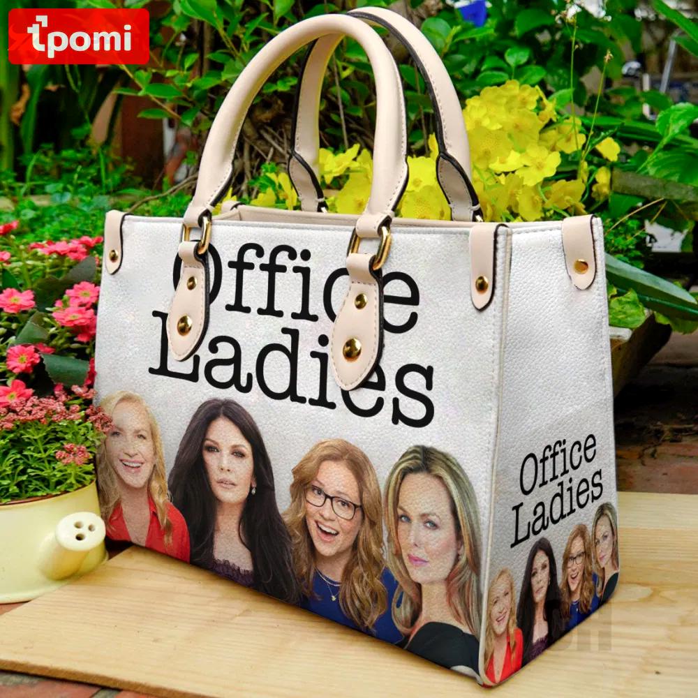 Office ladies podcast leather bag for women gift 1870 Women Leather Hand Bag