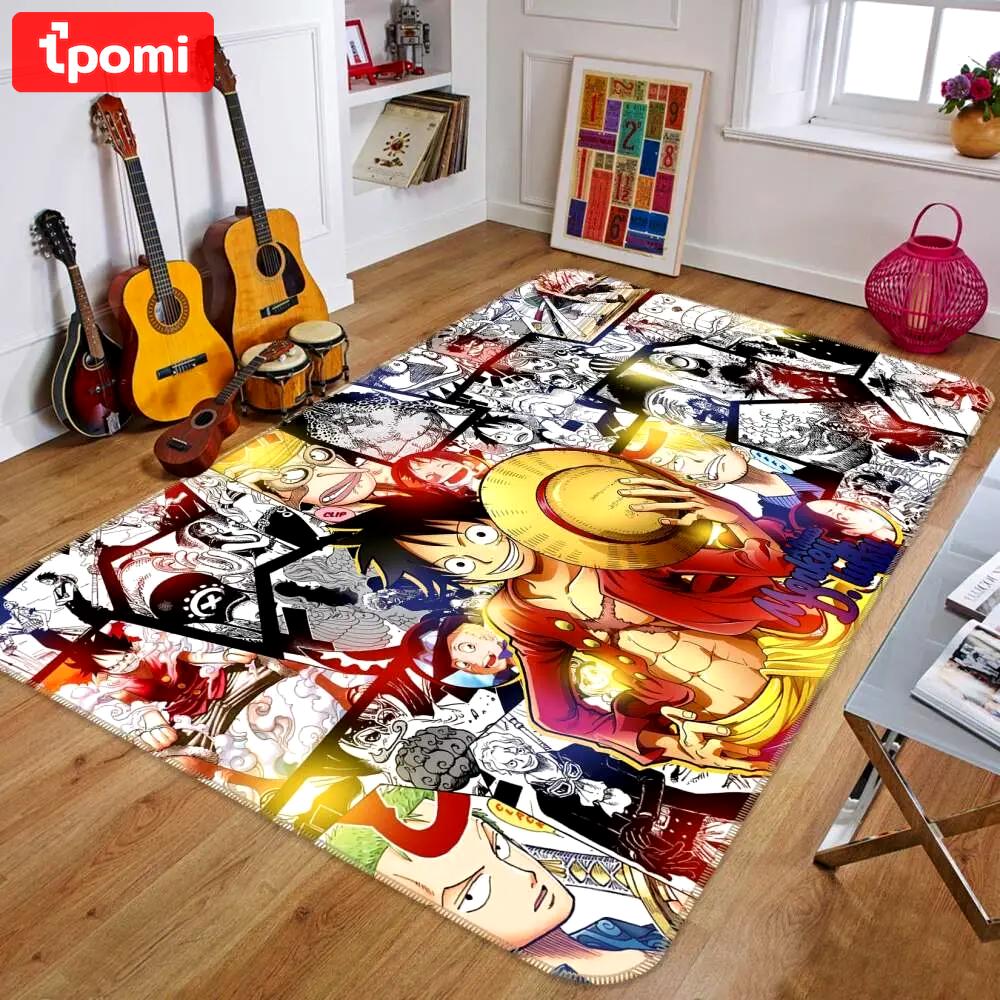 One piece anime 8 area rug living room and bed room rug rug regtangle Rectangle Rug