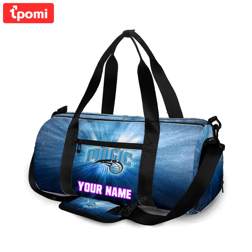 Orlando magic blue galaxy personalized name travel bag gym bag 708 Travel Bag