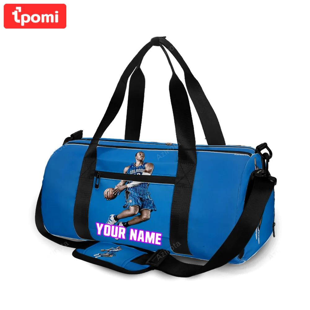 Orlando magic dwight howard3 personalized name travel bag gym bag 1448 Travel Bag