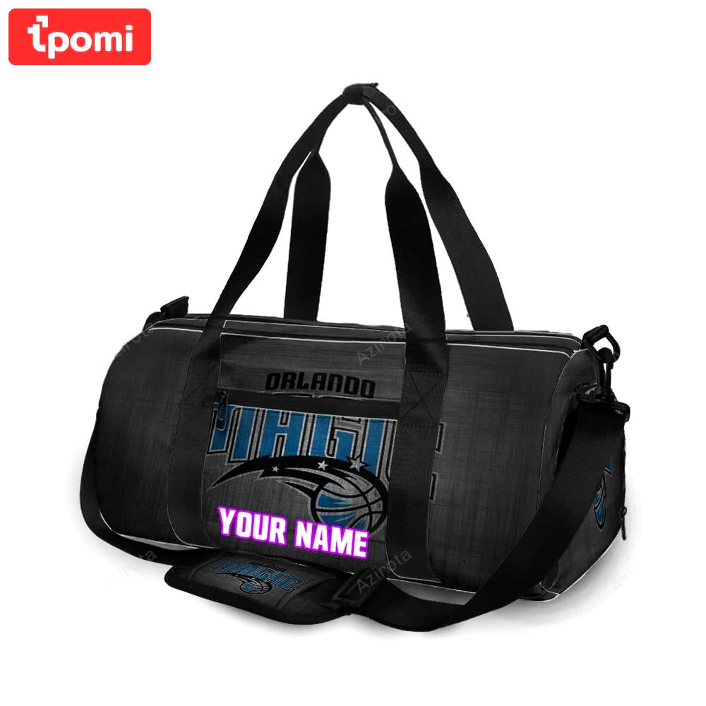 Orlando magic gray personalized name travel bag gym bag 560 Travel Bag