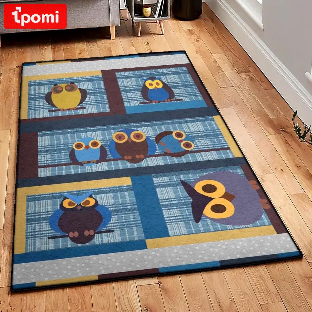 Owl cool rugs, owl rug Rectangle Rug