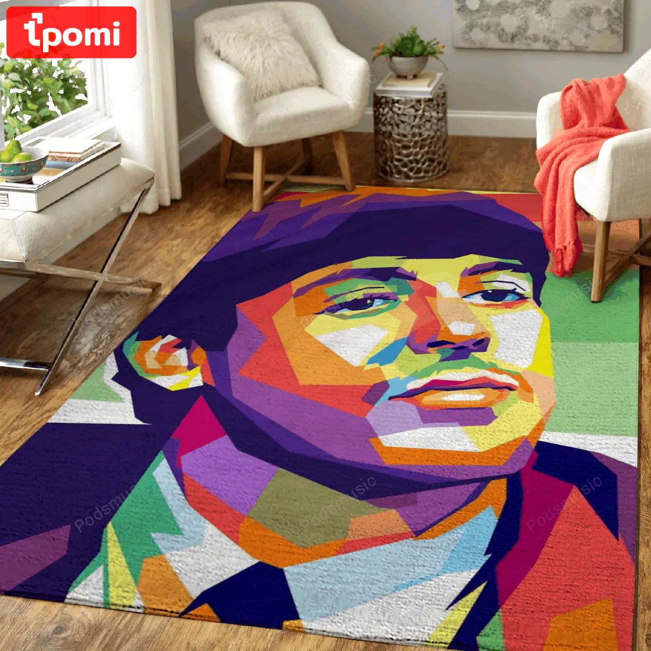 Paul mccartnew music art for fans area rug living room carpet rug regtangle carpet floor decor home decor Rectangle Rug